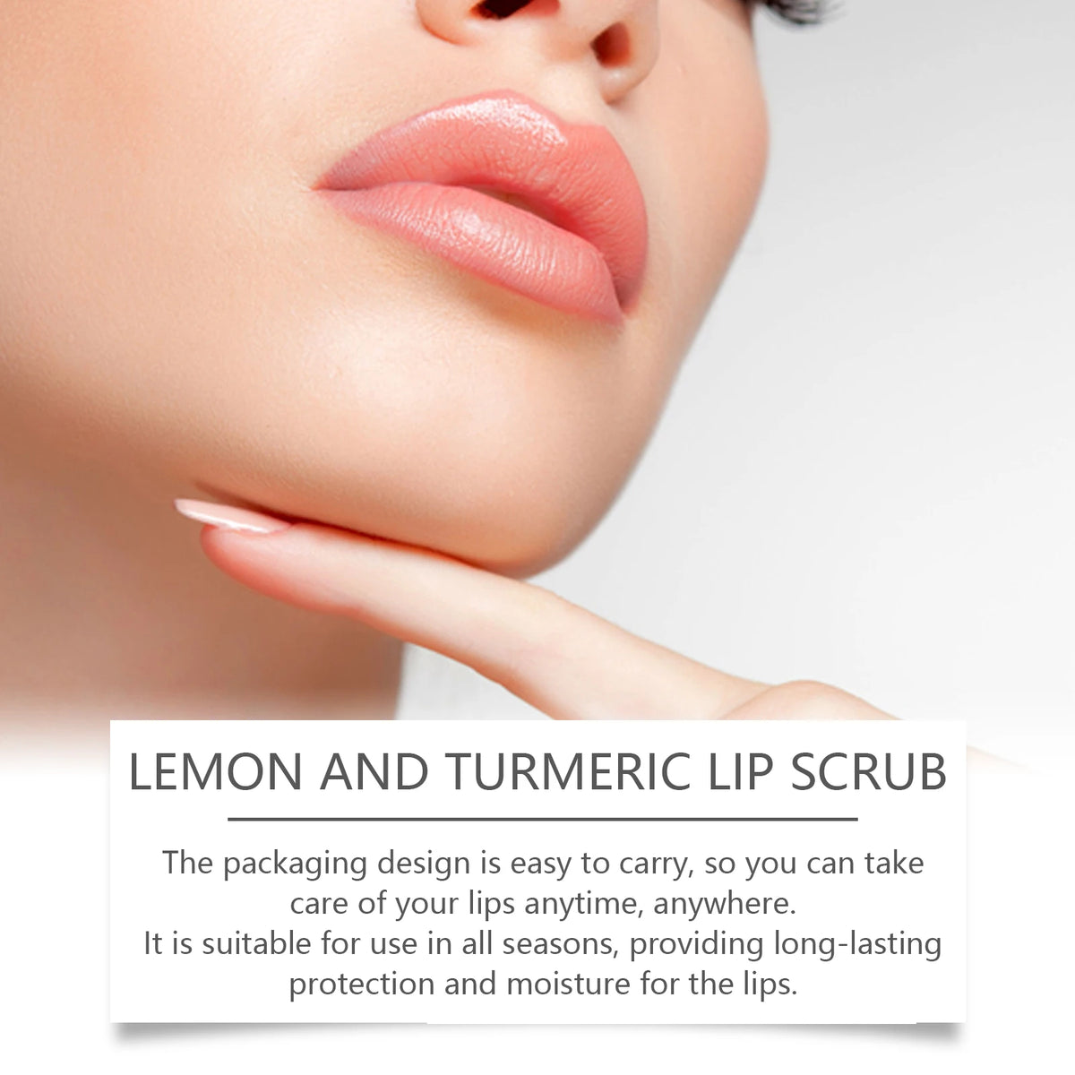 Hoygi Turmeric Lemon Lip Scrub – Exfoliating Moisturizing Balm Lip Scrub Balm SPOT