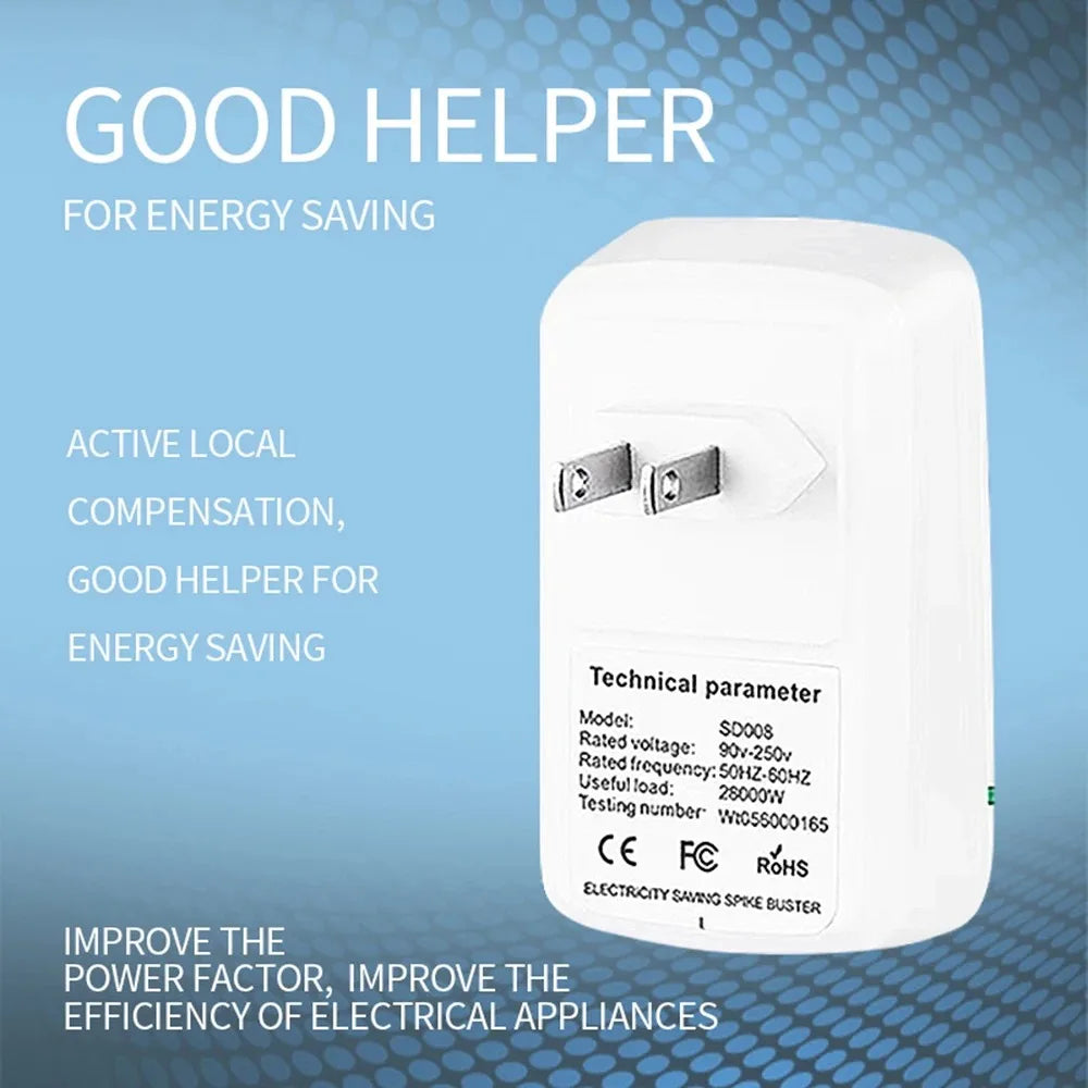 Energy Saver Device EU Plug 90V-250V | Home & Office Power Saver Energy Saver Device SPOT