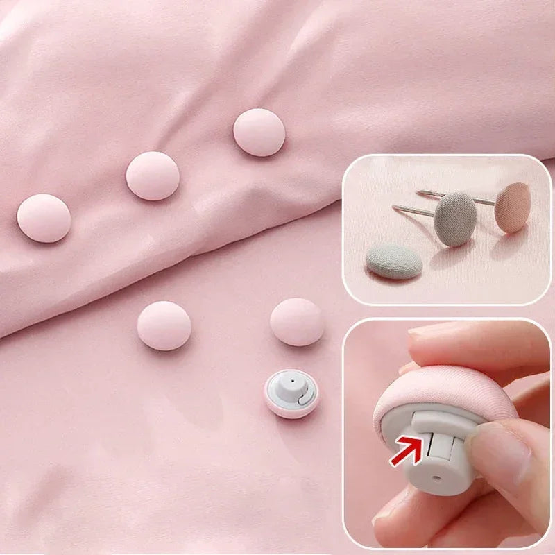 Duvet Cover Clips & Bed Sheet Fasteners – Anti-Slip Buckles Bedding Fastener Clips SPOT
