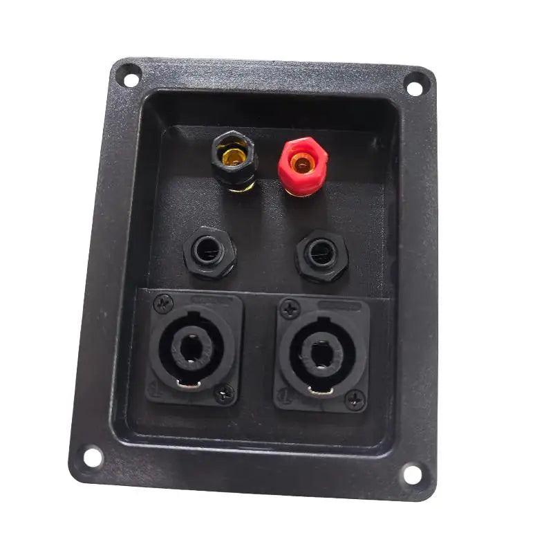 XLR Speaker Junction Box 4/6 Hole Wiring Terminal Connector Speaker Junction Box SPOT