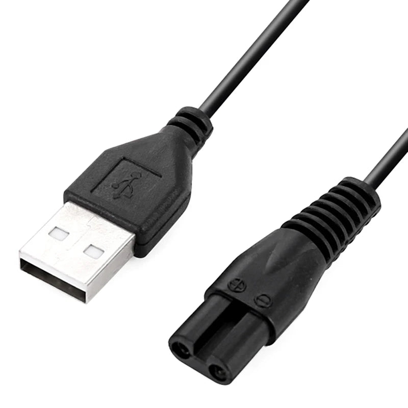 Meridian Shaver Replacement Charging Cable 2-Pin DC 5V Power Cord Shaver Charging Cable SPOT Default Title