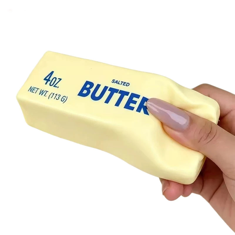 Large Butter Squeeze Toy – Slow Rebound Fidget Squishy Fidget Squishy Toy SPOT A