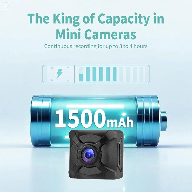 X5 Mini WiFi Camera 1080P – Night Vision & Motion Detection Mini Security Camera SPOT