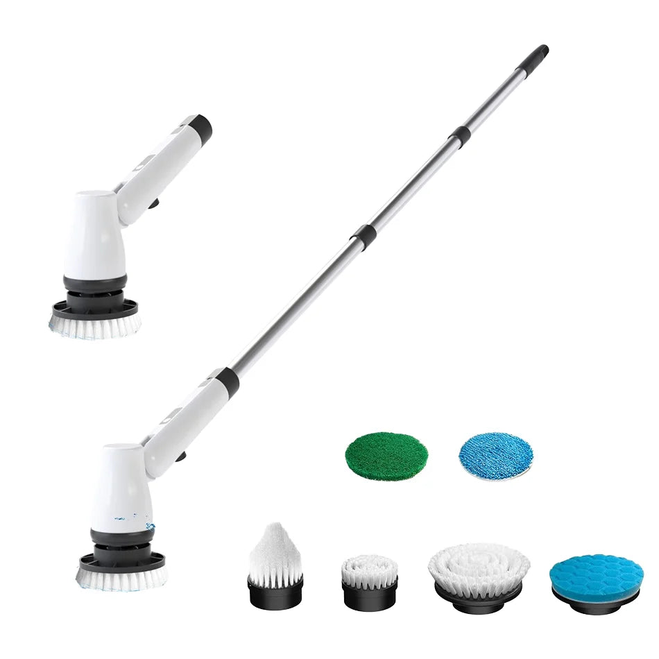Wireless Electric Cleaning Brush – Telescopic Long Handle Bathroom Electric Cleaning Brush SPOT
