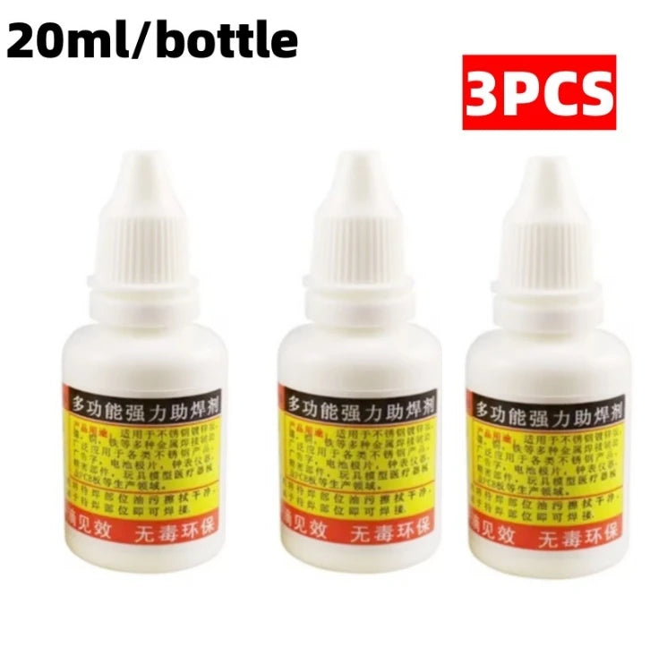 20ml Liquid Solder Flux – Stainless Steel & Metal Welding Soldering Flux SPOT 3pcs