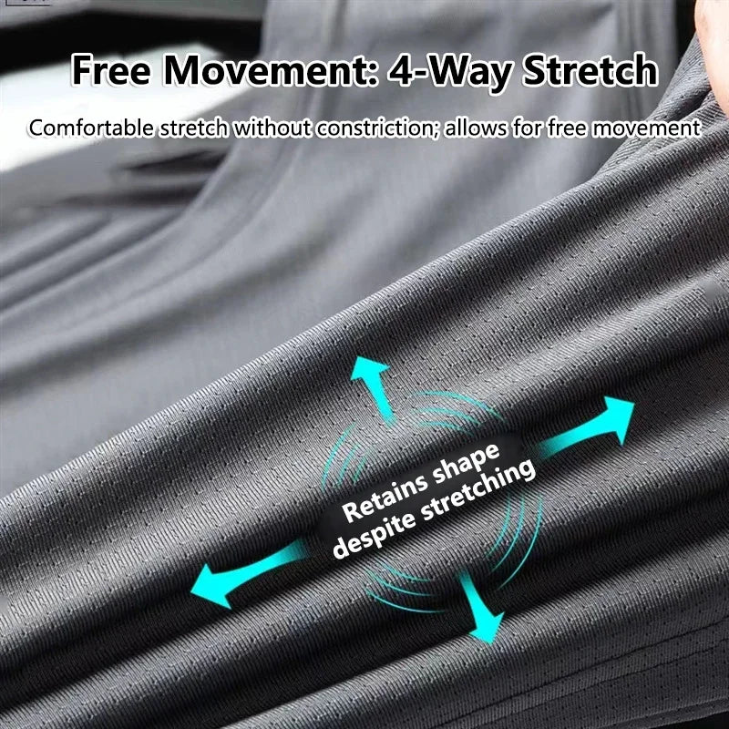 Men's Ice Silk Mesh Tank Top – Quick-Dry Gym Sports Vest Men's Sports Vest SPOT