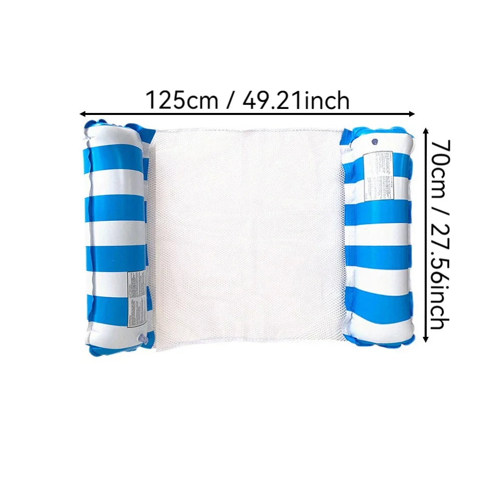 Inflatable Floating Hammock Lounge – PVC Pool & Beach Float Inflatable Pool Float SPOT 2G-Blue