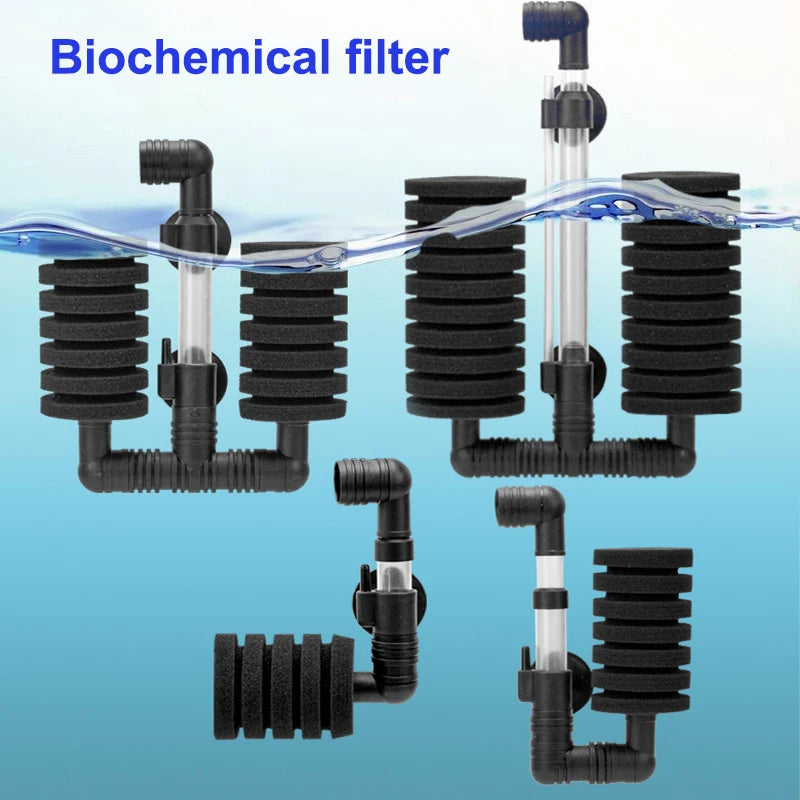 Aquarium Biochemical Sponge Filter – Silent Fish Tank Bio Filter Aquarium Sponge Filter SPOT