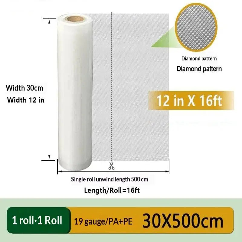 Vacuum Sealer Bags Roll – Microwave Safe, Sous Vide & Meal Prep Vacuum Sealer Bags SPOT A11