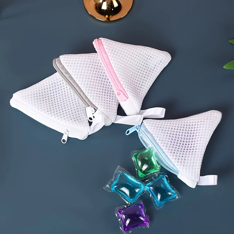 Mesh Laundry Bags for Socks & Small Items | Zipper 10x10cm Mesh Laundry Bag SPOT