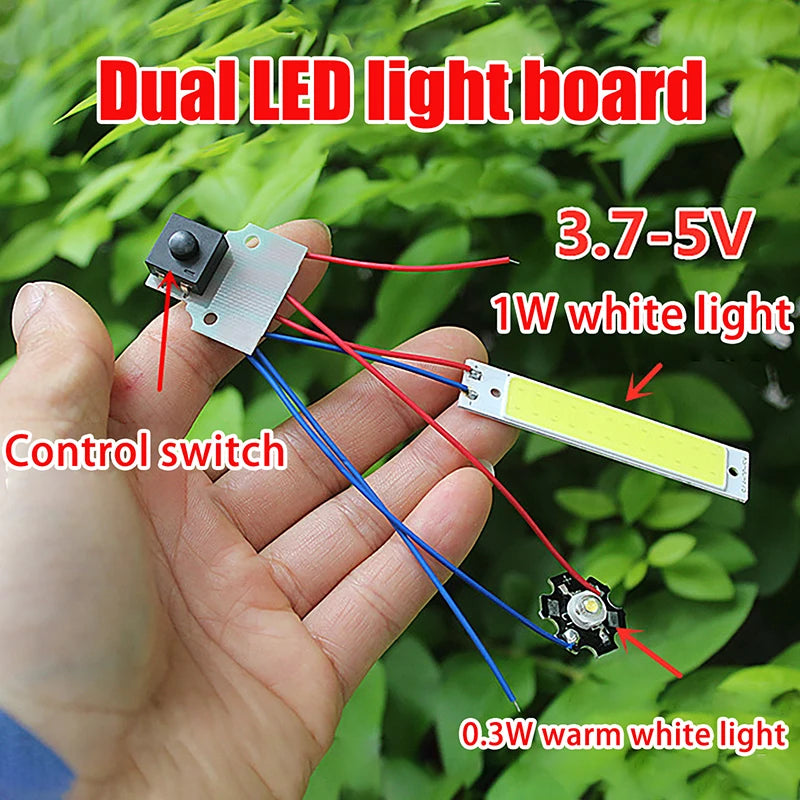 Double LED Light Board with Control Switch – DIY Desk Lamp LED Light Board SPOT Default Title
