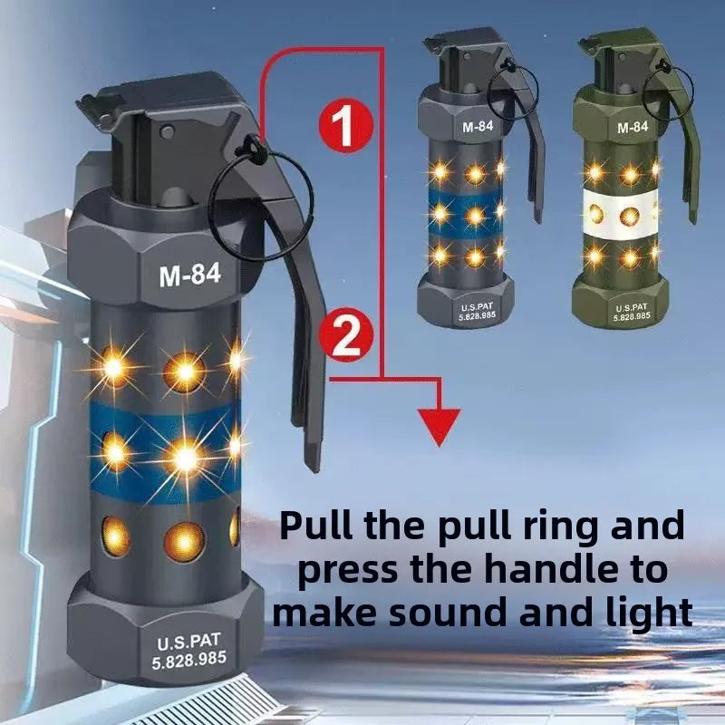 M84 Grenade Dummy Strobe LED Light – Tactical Cosplay Prop Cosplay Prop Light SPOT