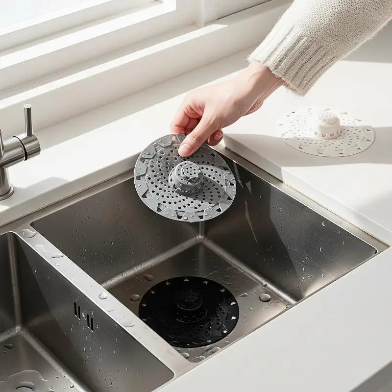 TPR Shower Drain Hair Catcher – Anti-Clog Floor Drain Filter Drain Hair Catcher SPOT
