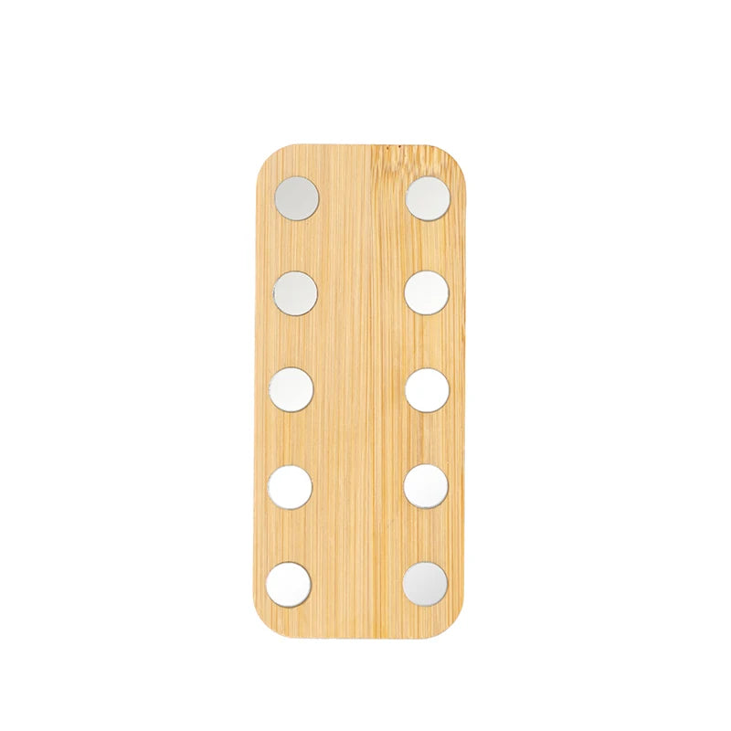 Wooden Nail Practice Stand – 10-Grid Magnetic Tip Holder Nail Practice Stand SPOT