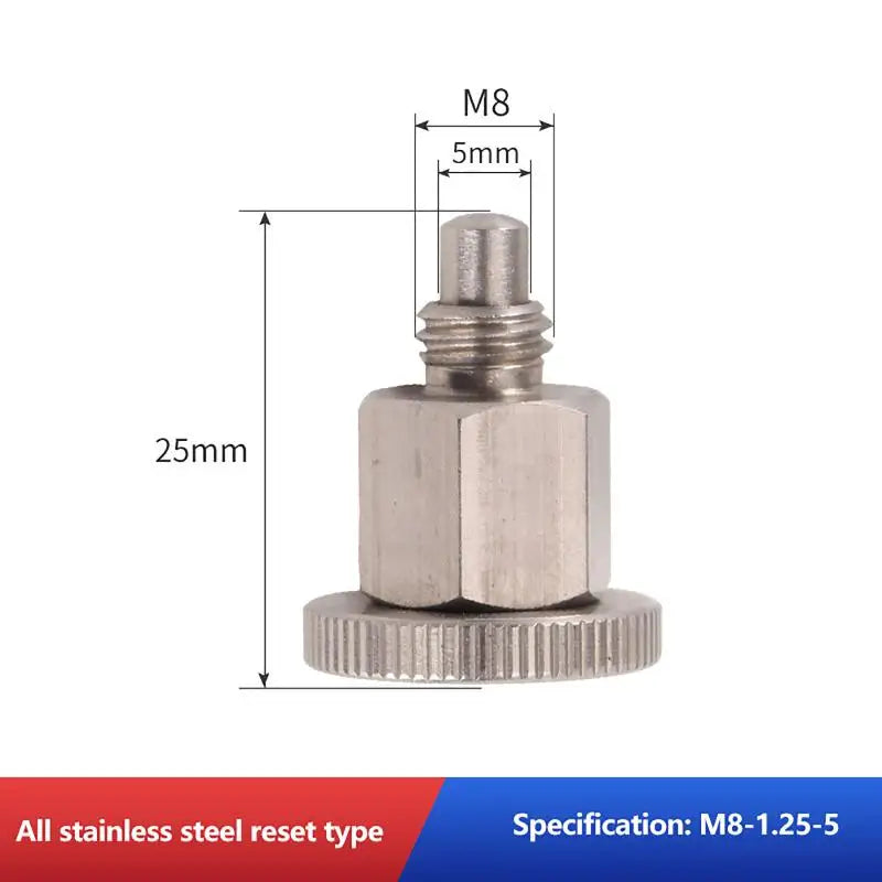 M6 M8 M10 Spring Plunger Knob Indexing Pin – Stainless Steel Spring Plunger Pin SPOT 02