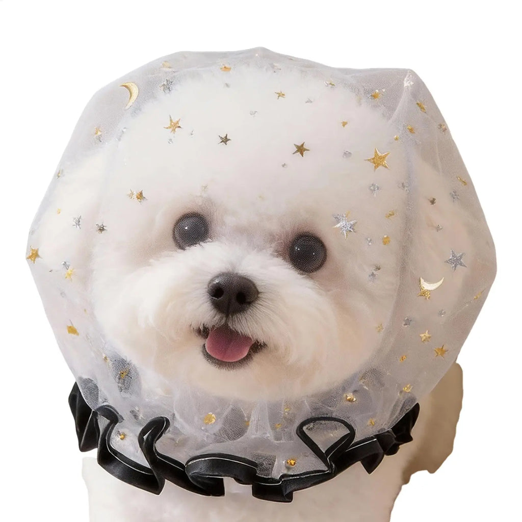 Breathable Mesh Dog Muzzle – Anti-Scavenging Pet Head Net Dog Muzzle SPOT