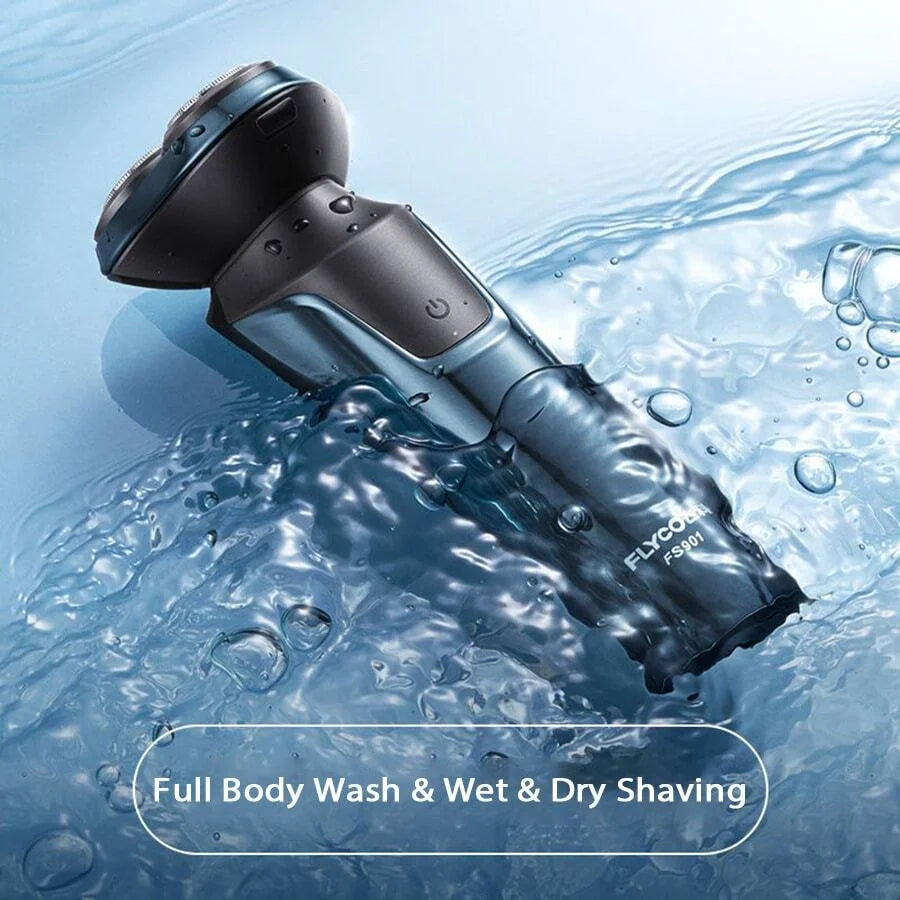 Men's Portable Electric Rotary Shaver – IPX7 & USB-C Fast Charge Electric Rotary Shaver SPOT