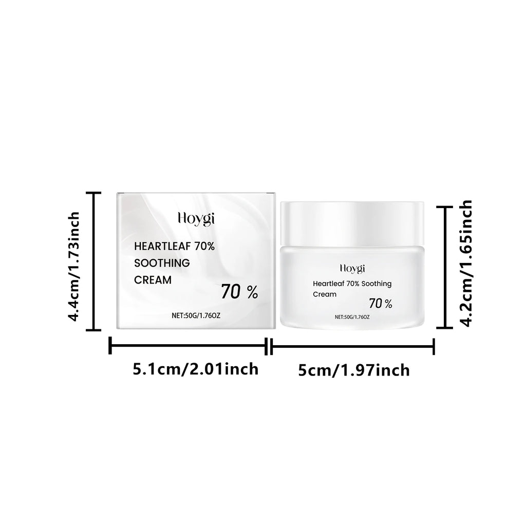 Heartleaf 70% Soothing Cream with Ceramide EOS & Aloe – 50g Facial Soothing Cream SPOT