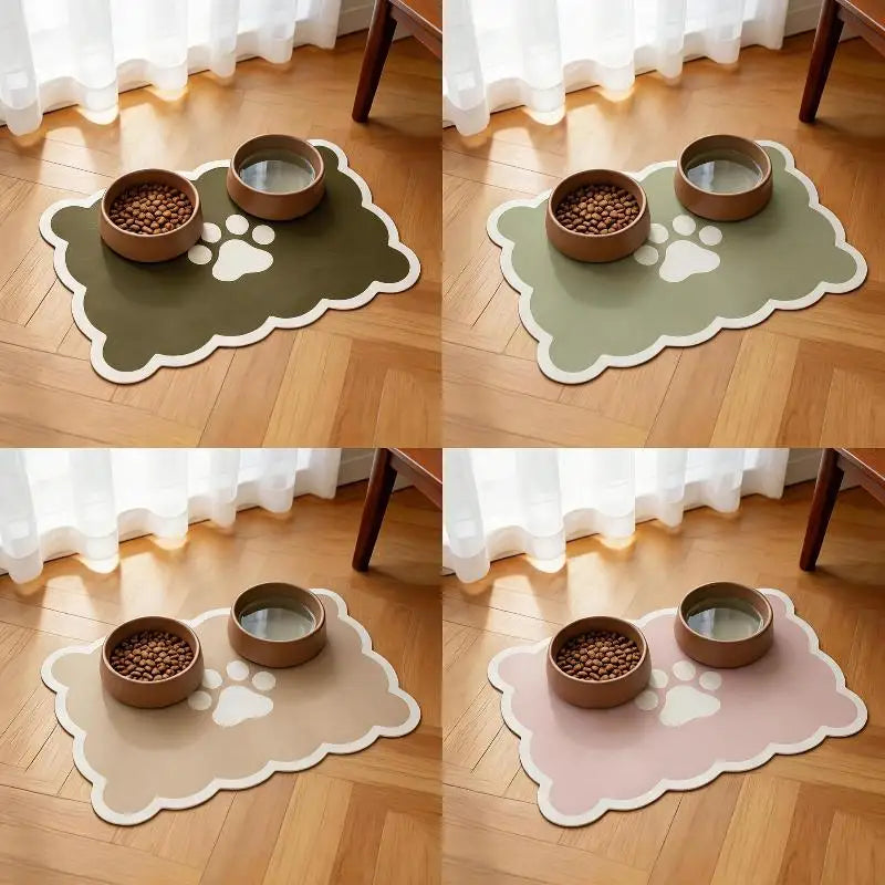 Diatom Mud Pet Feeding Mat – Non-Slip Cat & Dog Bowl Pad Pet Feeding Mat SPOT