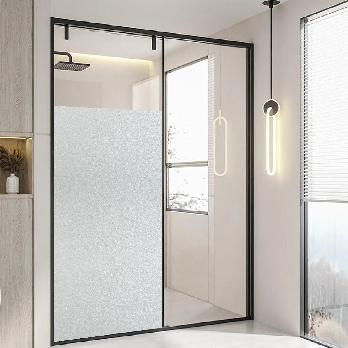 Static Cling Blackout Window Privacy Film – Sun Blocking Window Privacy Film SPOT