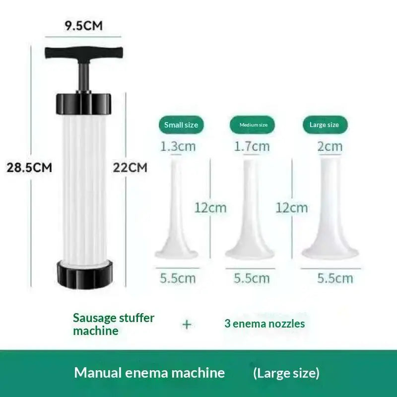 Manual Sausage Stuffer Kit – BPA-Free DIY Meat Filling Tool Sausage Stuffer SPOT A1