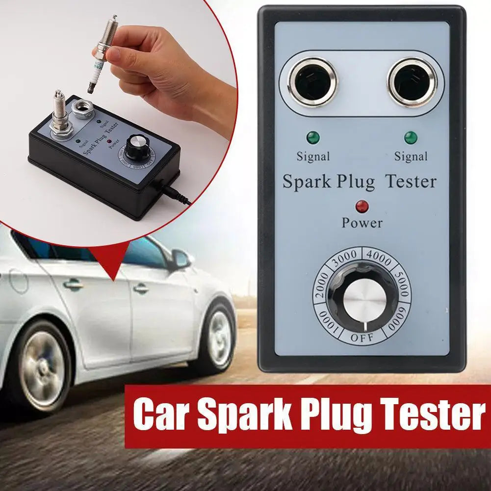 Dual Hole Car Spark Plug Tester – Adjustable Ignition Checker Spark Plug Tester SPOT