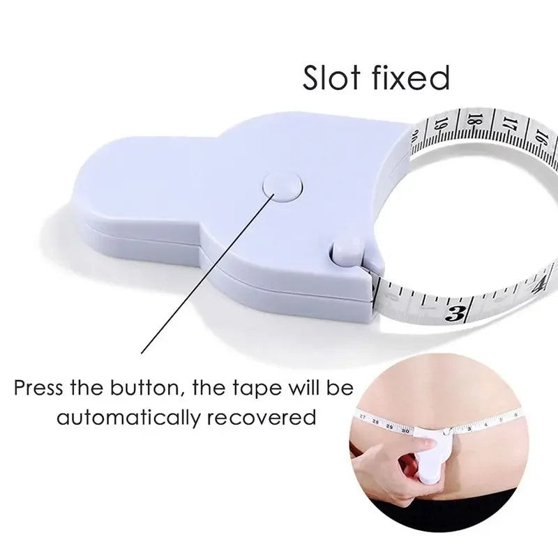Auto Retractable Body Tape Measure 150cm – Sewing & Fitness Retractable Tape Measure SPOT