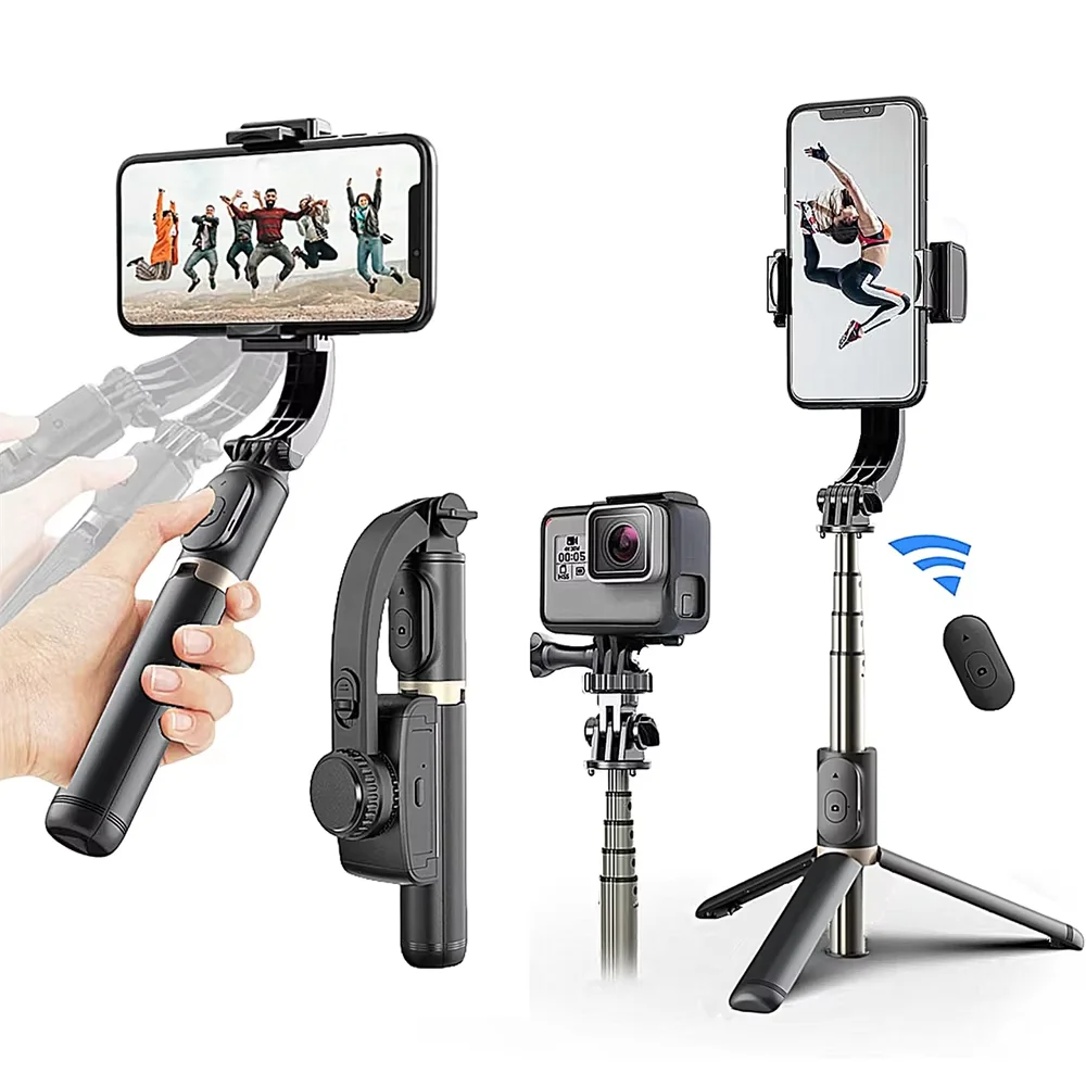 VIKEFON 360° Auto Face Tracking Tripod & Selfie Stick Gimbal Gimbal Tripod Stabilizer SPOT
