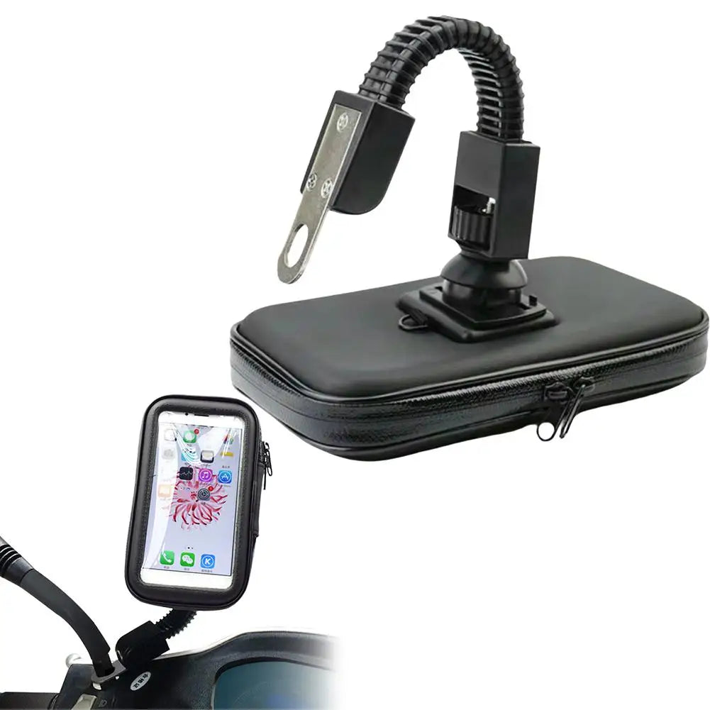 Waterproof Motorcycle Phone Bag & Rearview Mirror Mount Motorcycle Phone Mount SPOT