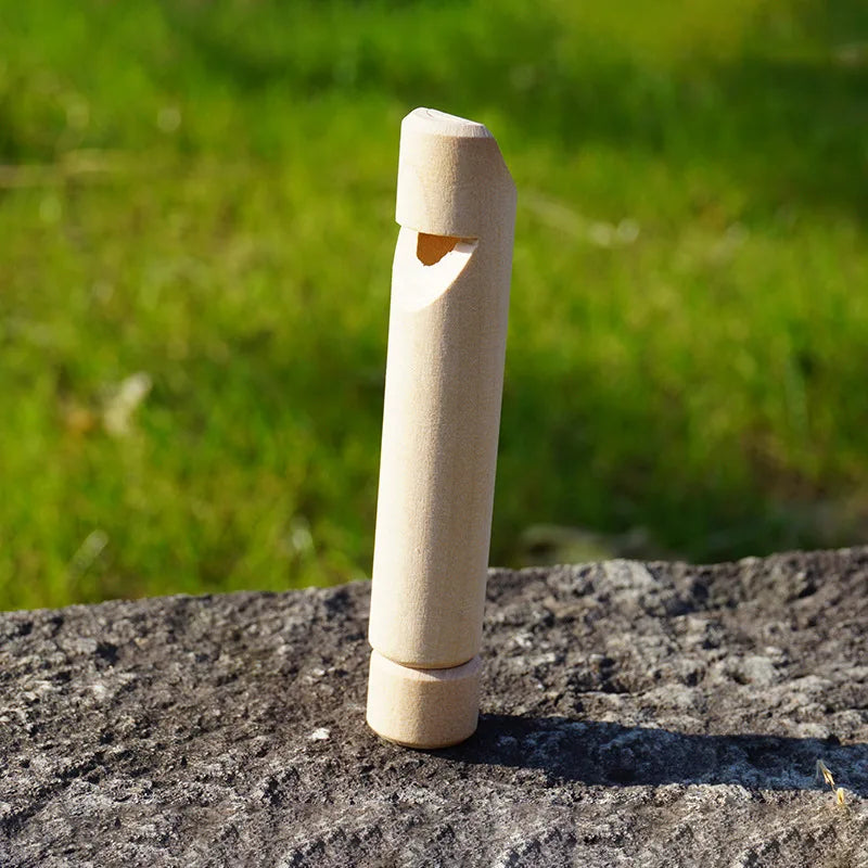 Handmade Solid Wood Bird Song Tube – Portable Birdsong Caller Wooden Bird Caller SPOT
