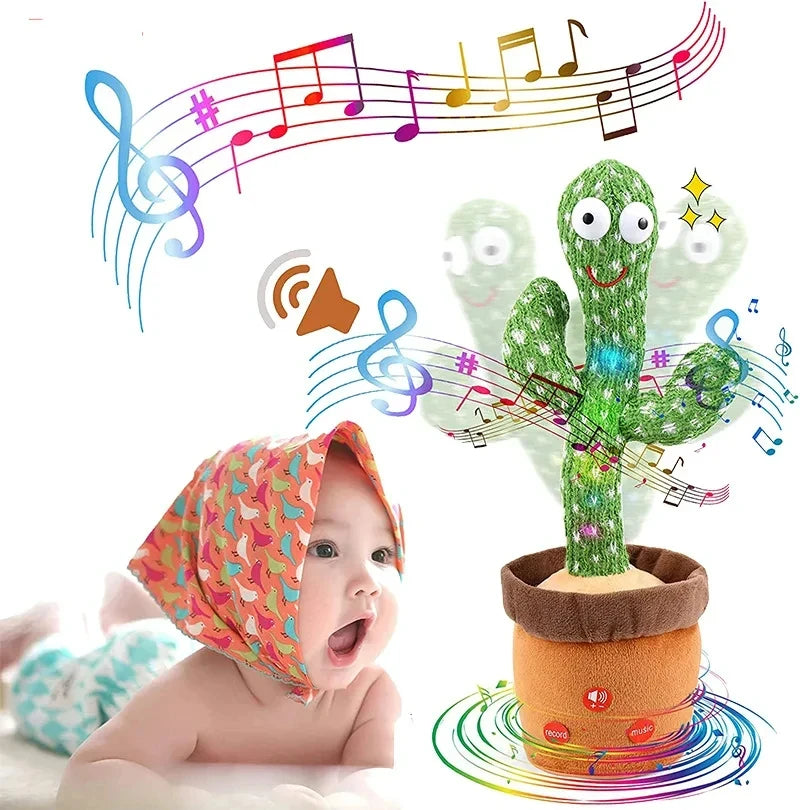 Dancing Cactus Plush Toy – Sings, Talks & Wiggles Interactive Plush Toy SPOT