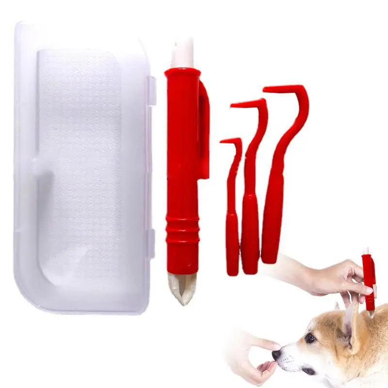 4-Piece Tick Remover Kit – Hooks & Tweezers for Pets & Humans Pet Tick Remover Kit SPOT