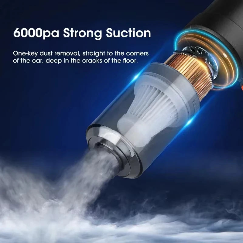 Cordless Handheld Vacuum 6000Pa – Pet Hair, Car & Home Handheld Vacuum SPOT