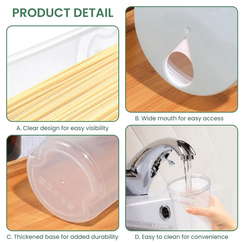 Spaghetti & Pasta Storage Container with Locking Lid Food Storage Container SPOT