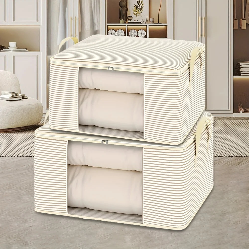 Large Dustproof Foldable Storage Bag – Zipper Clothes Organizer Clothes Storage Bag SPOT