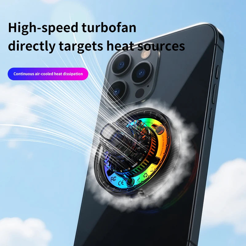 25W Magnetic Wireless Car Charger with Cooling Fan & RGB Wireless Car Charger SPOT