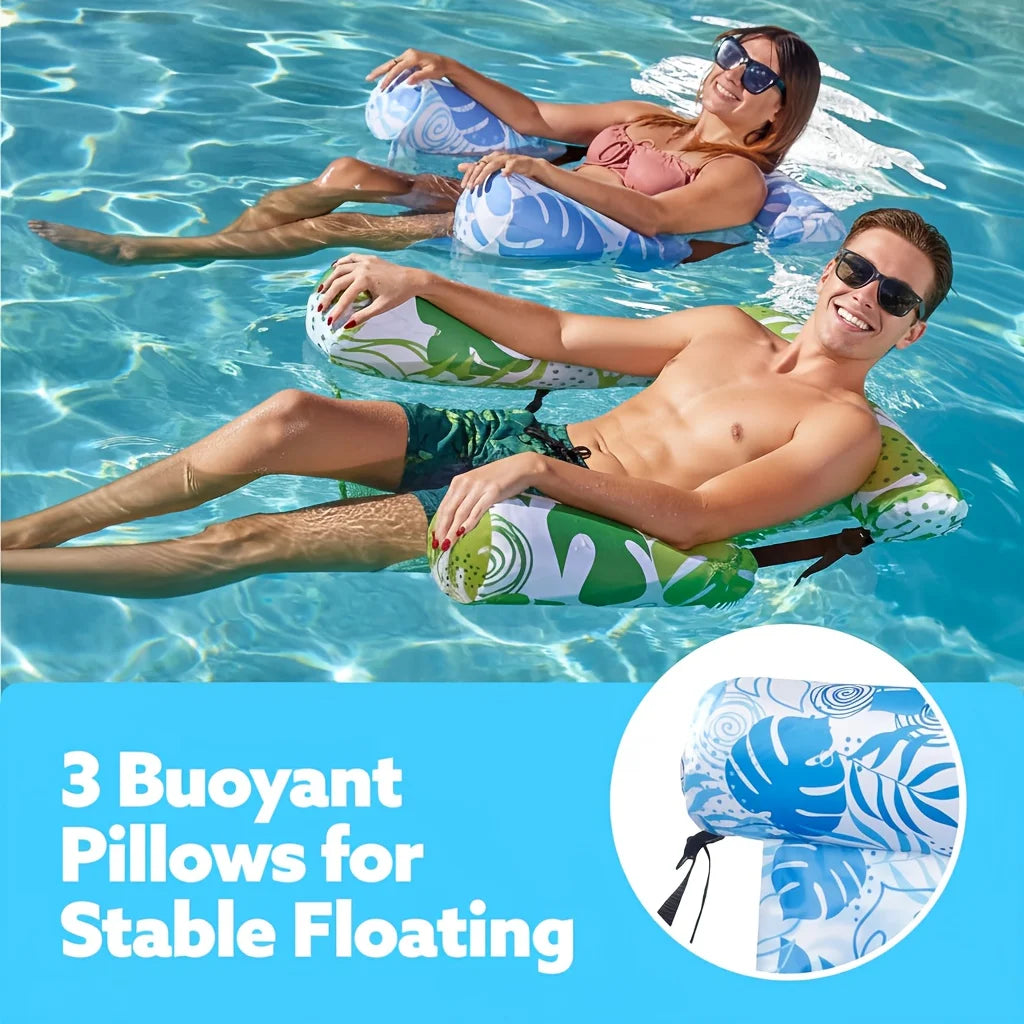 Inflatable Pool Float Lounge Chair for Adults – Beach & Lake Inflatable Pool Float SPOT