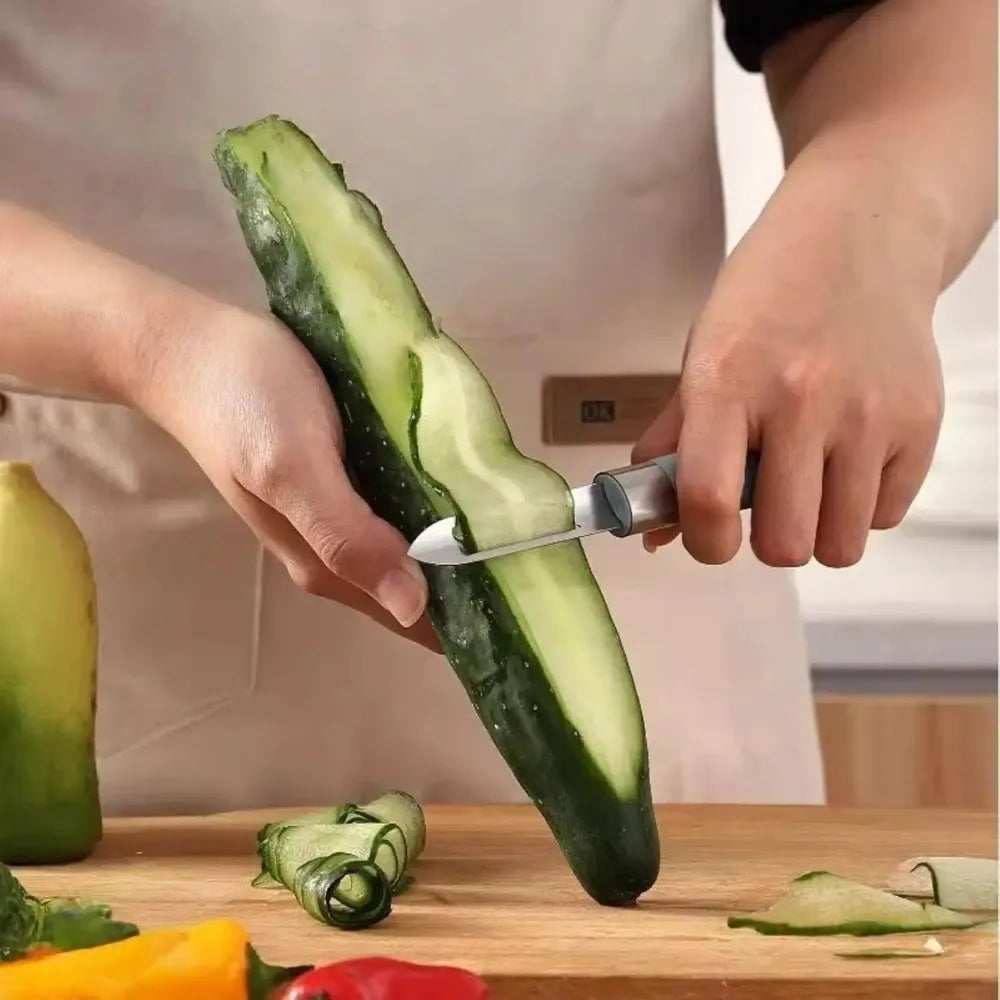 5-Pack Stainless Steel Vegetable Peeler Set – Non-Slip Handle Vegetable Peeler Set SPOT