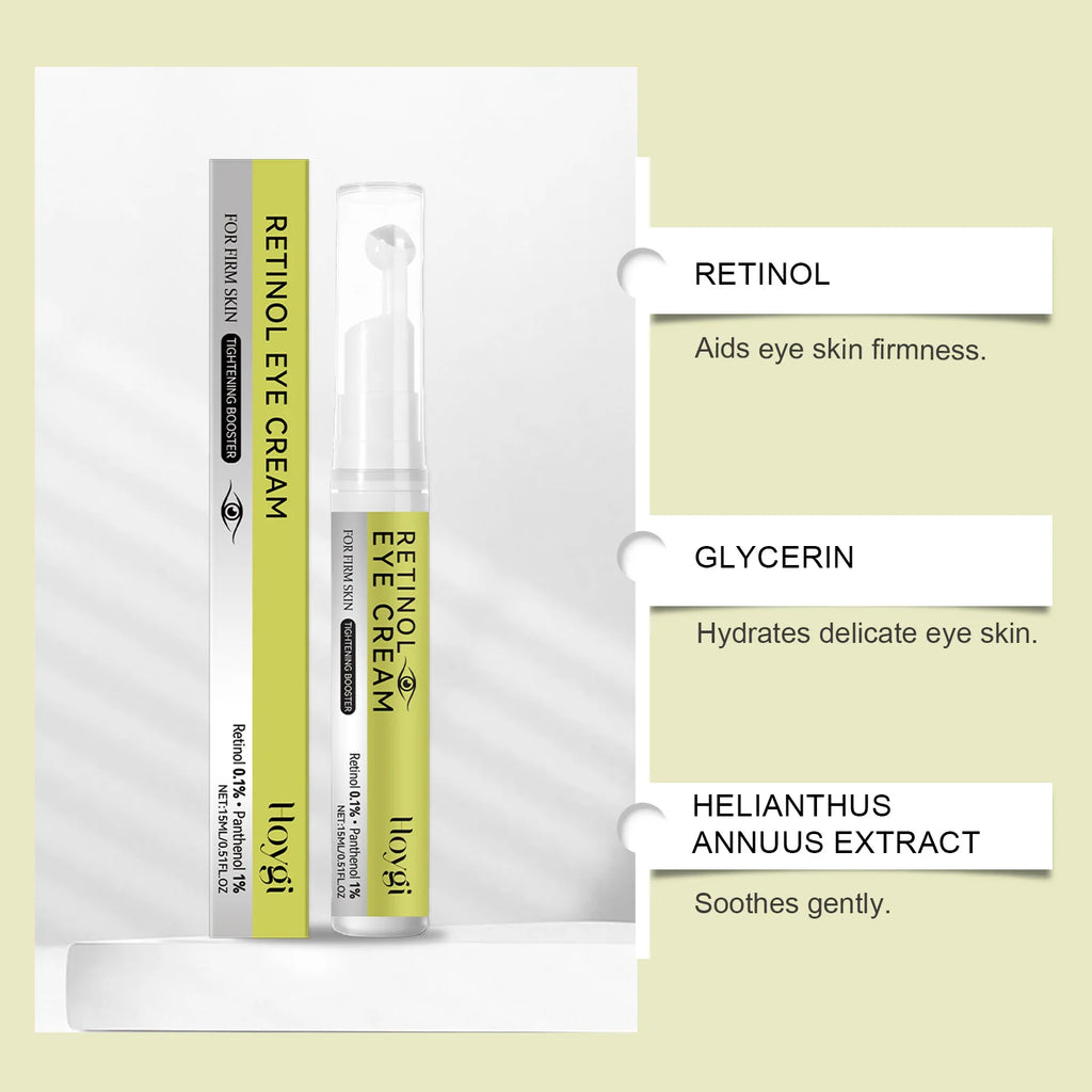 Hoygi Retinol Eye Cream, Serum, Stick & Patches | Anti-Aging Retinol Eye Care Set SPOT