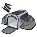 Breathable Foldable Pet Carrier Backpack – Cats & Small Dogs Pet Carrier Backpack SPOT Blue M