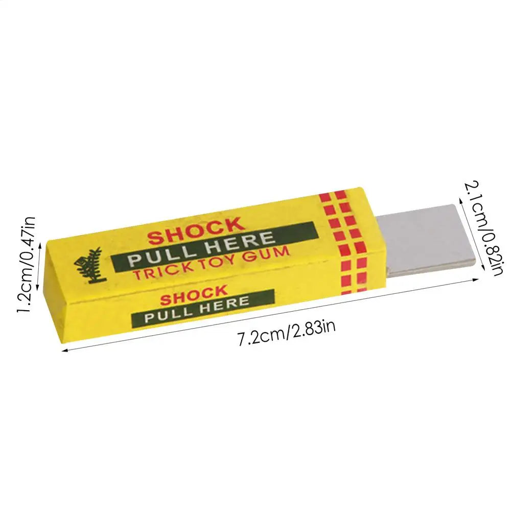 Electric Shock Chewing Gum Prank Toy – Funny Gag Gift Novelty Prank Toy SPOT Yellow 1 pc
