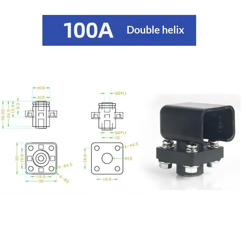 All-Copper Battery Terminal Post 100/120/200/300A – Crimp Connector Battery Terminal Connector SPOT A10