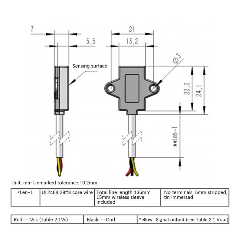 Non-Contact Capacitive Liquid Level Sensor 3.3V–5V + Switch Liquid Level Sensor SPOT