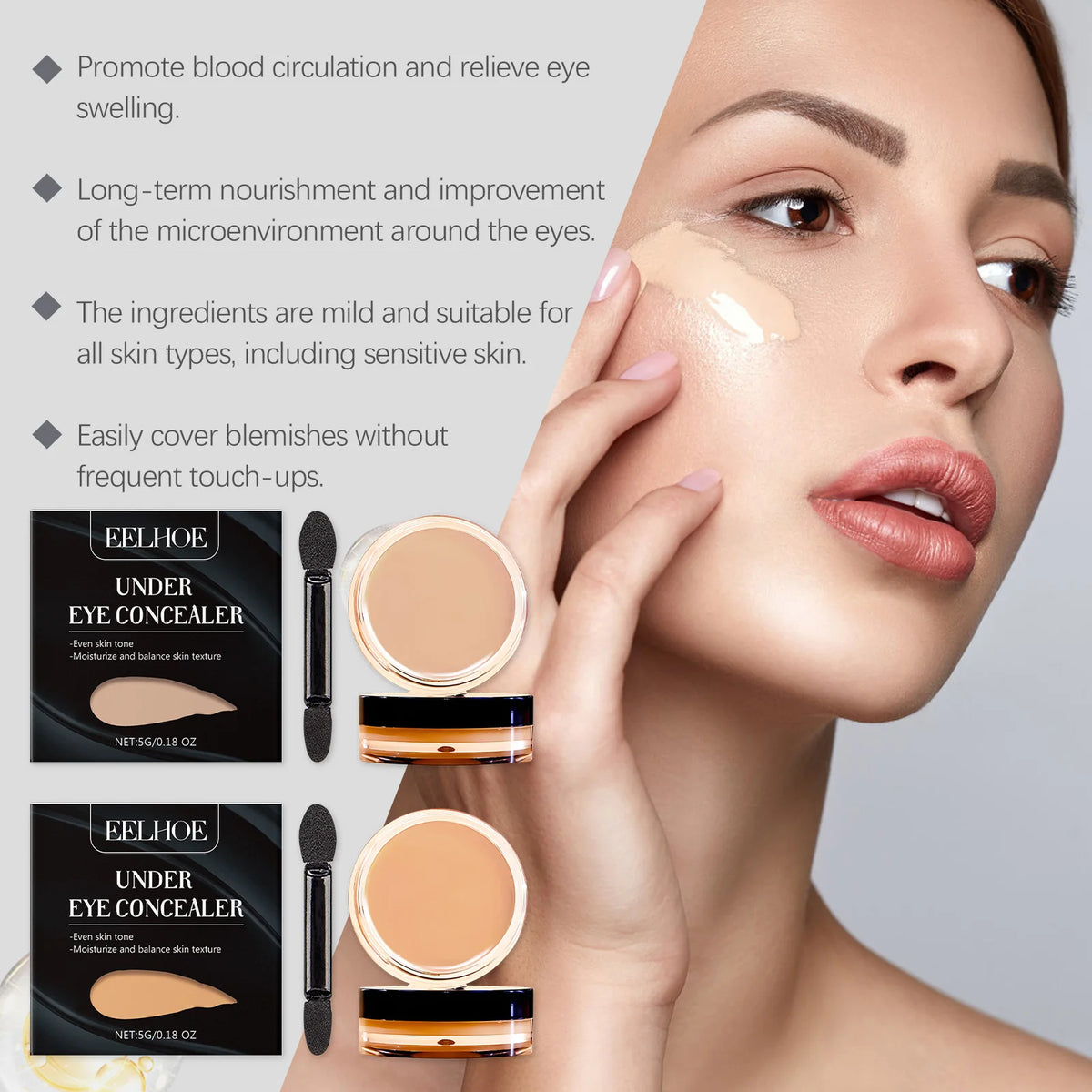 Eelhoe Eye Concealer Cream – Brightening & Moisturizing Eye Concealer Cream SPOT