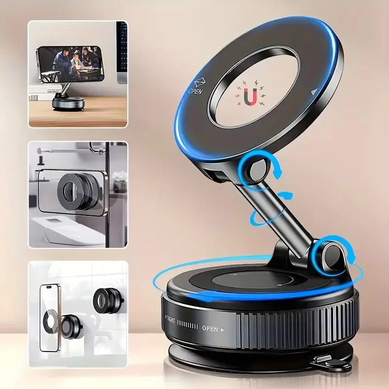 360° Magnetic Car Phone Holder – Foldable Windshield Mount Car Phone Mount SPOT