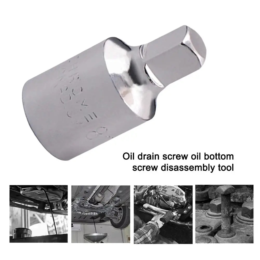 8mm Square Oil Sump Drain Plug Key – 3/8" Drive Alloy Steel Oil Drain Plug Key SPOT