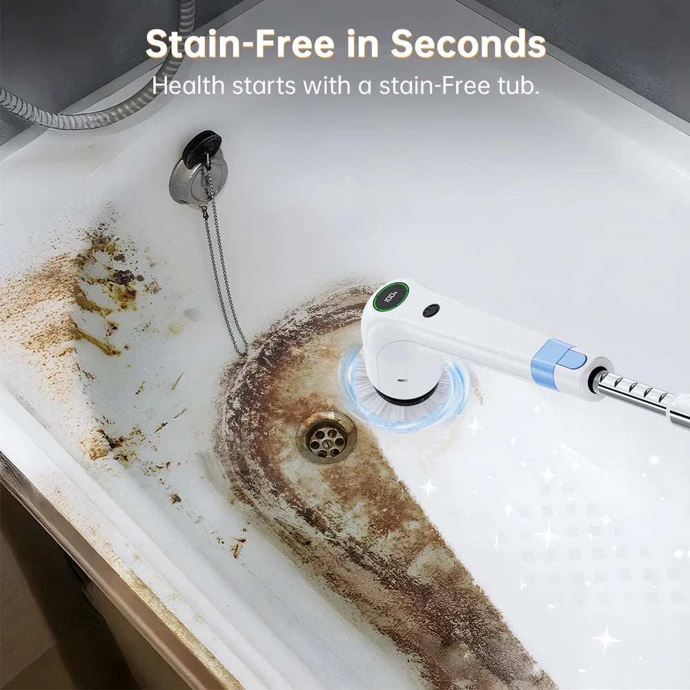 Electric Spin Scrubber – Cordless Rechargeable Bathroom Cleaner Electric Spin Scrubber SPOT