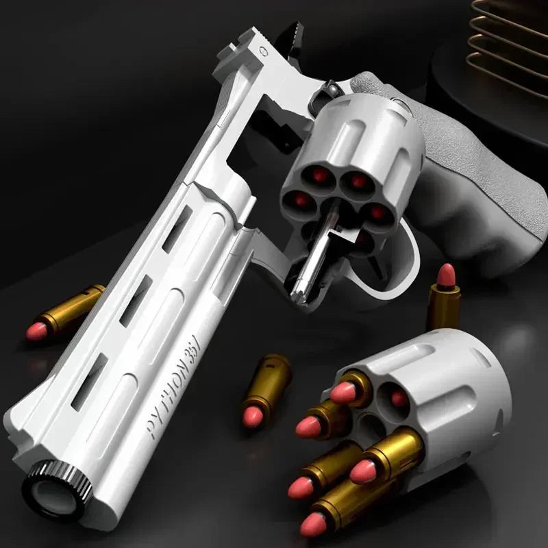 ZP5 Soft Dart Revolver Toy Blaster – CS Battle Game Gun Foam Dart Toy Blaster SPOT