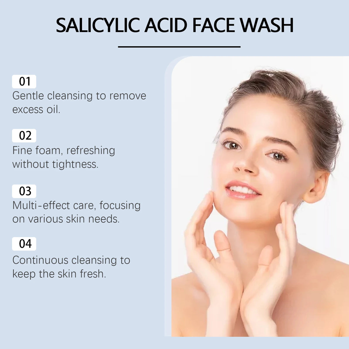 Salicylic Acid Face Wash – Oil Control & Pore Cleanser Facial Cleanser SPOT