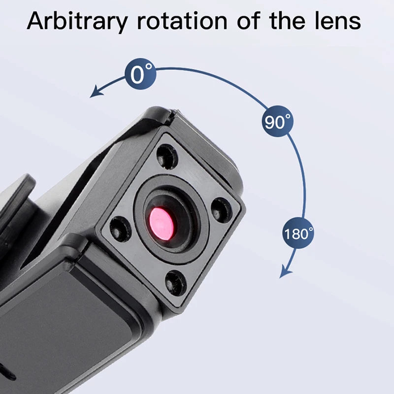 Mini A9 1080P HD Handheld Camera – Infrared Night Vision Clip Handheld Camera SPOT